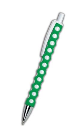 BOLIGRAFO PLASTICO SPOTY VERDE
