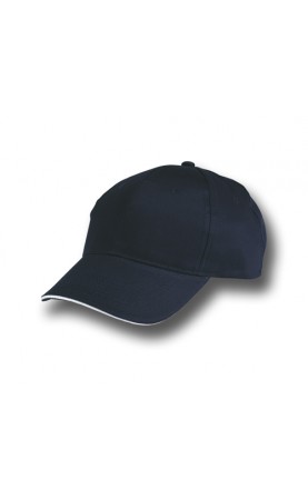 GORRA ALGODÓN SANDWICH AZUL