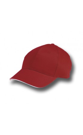 BONÉ ALGODAO SANDWICH VERMELHO