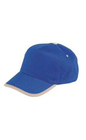 GORRA ALGODON BORDER AZUL...