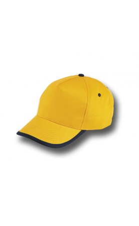 GORRA ALGODON BORDER AMARILLA