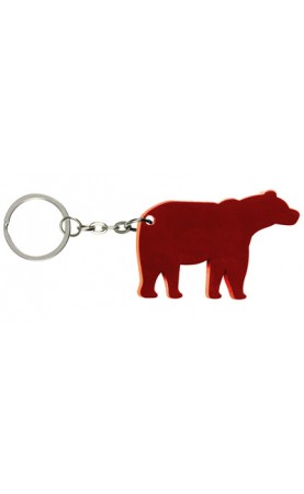 LLAVERO ALUMINIO BEAR ROJO
