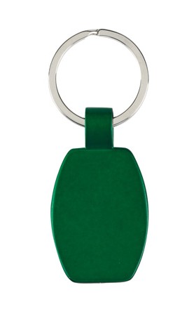 LLAVERO METÁLICO HUSO VERDE