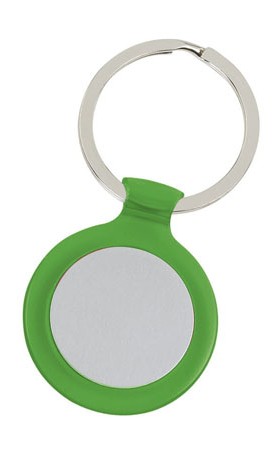 LLAVERO METÁLICO HELP VERDE