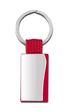 LLAVERO METALICO BISBI ROJO