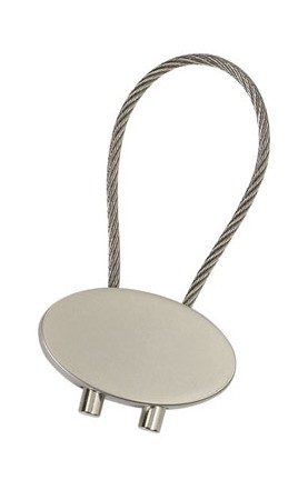 LLAVERO METÁLICO OVAL