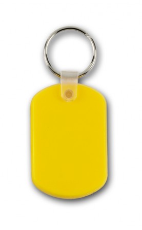 PORTA-CHAVES PVC NAVY AMARELO