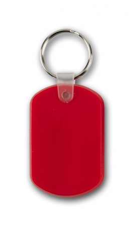 LLAVERO PVC NAVY ROJO