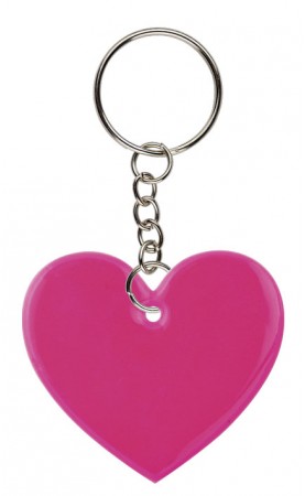 LLAVERO FRIZY CORAZON ROSA