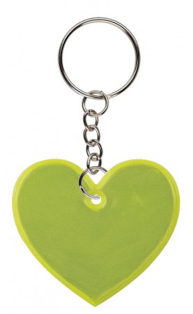LLAVERO FRIZY CORAZON AMARILLO