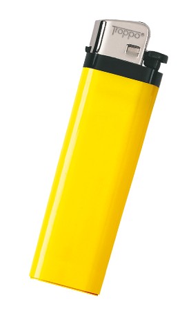 ISQUEIRO PEDRA MERKEL AMARELO