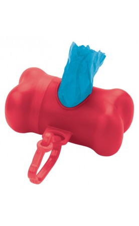 DISPENSADOR BOLSAS BONE ROJO