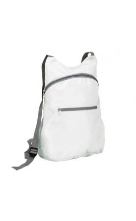 MOCHILA POLIÉSTER PLEXI BRANCO