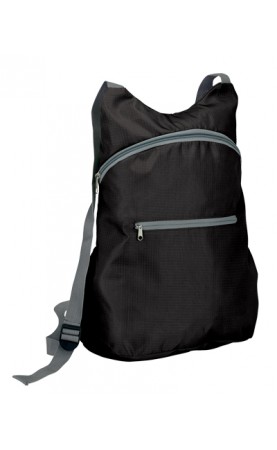 MOCHILA POLIÉSTER PLEXI PRETO
