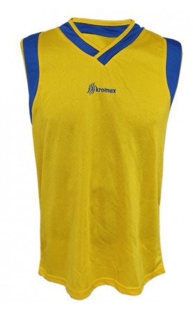 Camiseta Baloncesto Kromex Amarillo Azul