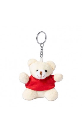 LLAVERO PELUCHE TEDCHAIN ROJO