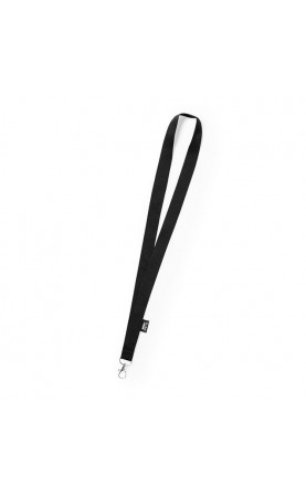 LANYARD RPET LORIET NEGRO